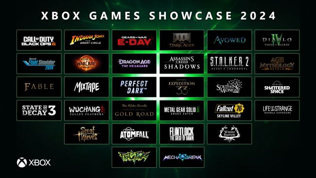 Xbox Games Showcase 2024에서 일어난 모든 일