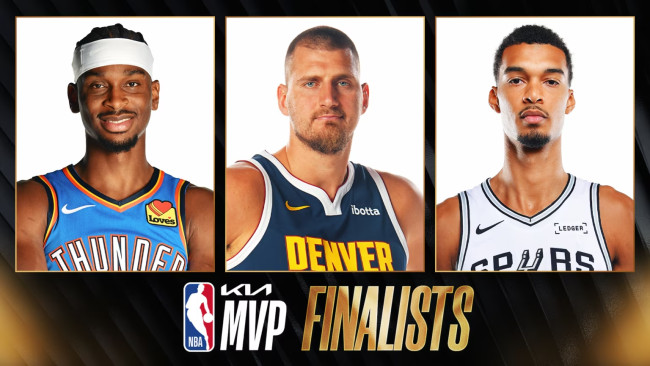 NBA 어워드 최종 후보: SGA, 웸비, 그리고 '조커' MVP 후보 발표, 돈치치는 없음