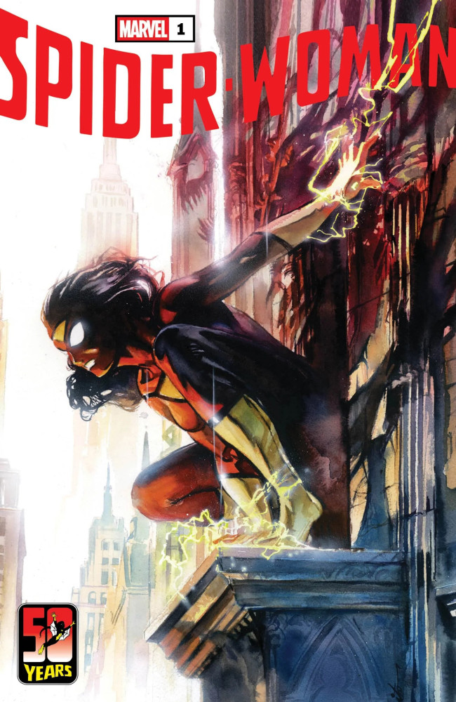 제시카 드류가 11월에 Spider -Woman 50주년 기념 만화 시리즈로 돌아옵니다