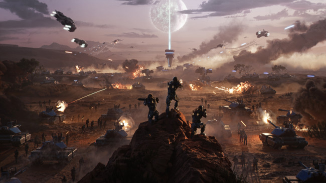 Ashes of the Singularity II 게임플레이 미리보기: 레이저, 로봇, 탱크, 오 마이!