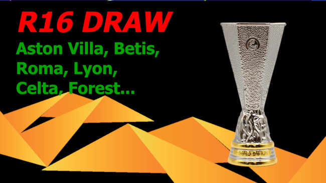 UEFA 유로파리그 추첨: 16강 경쟁자 발표