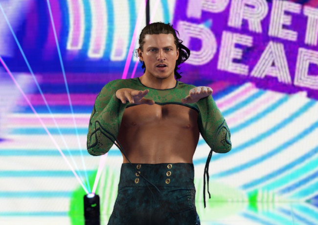 WWE 스타 킷 윌슨이 새로운 시그니처 무브를 선보입니다