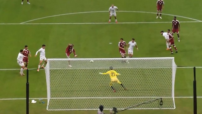 팔레스타인, 95분에 아랍컵 개최국 카타르를 놀라게 한 자책골