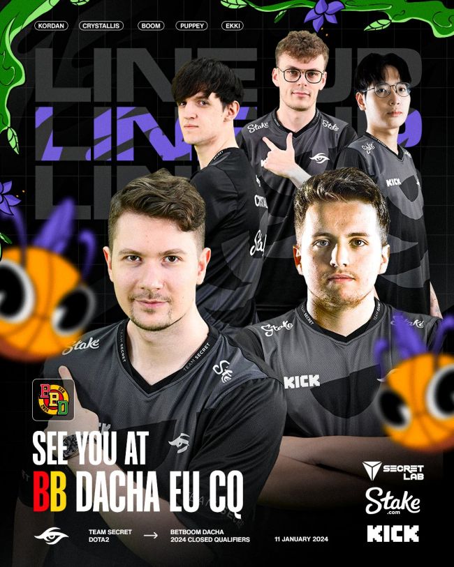 Team Secret, 2024 Dota 2 로스터 확정