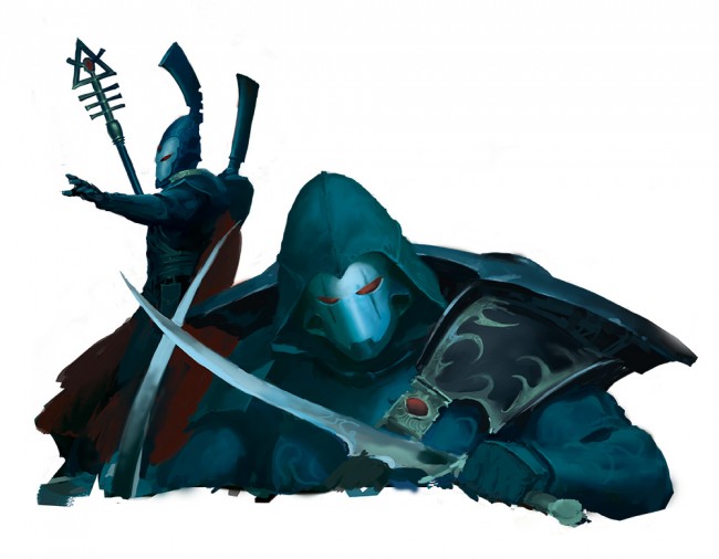 워해머가 새로운 엘다리 코르세어 모델을 예고하는 것 같아요