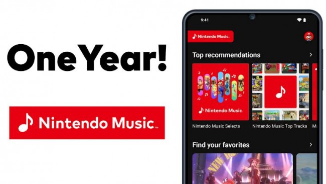 Nintendo Music, 복고풍의 기쁨 1주년 기념