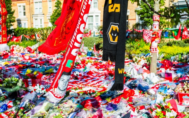 디오구 조타의 아들들은 토요일 리버풀과 울브스, 즉 그의 옛 클럽 경기 전에 마스코트들과 함께할 예정이다