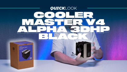 Cooler Master V4 Alpha 3DHP Black (Quick Look) - 고급 냉각