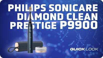 Philips Sonicare DiamondClean P9900 Prestige (Quick Look) - 삐걱거리는 청소